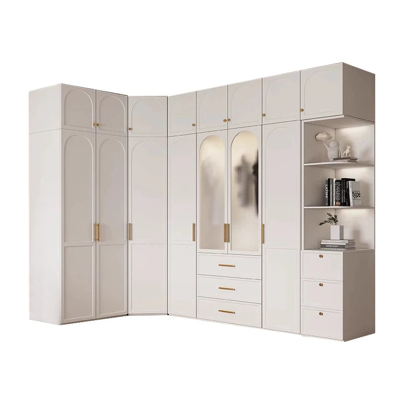 Modern Wood Wardrobe Cabinet