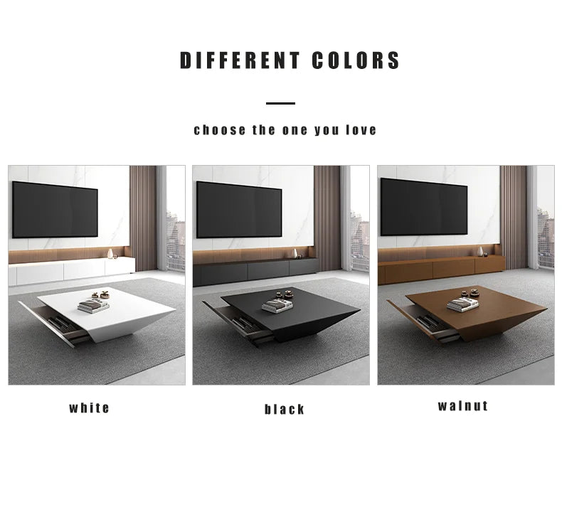 Large Modern Coffee Table with Storage