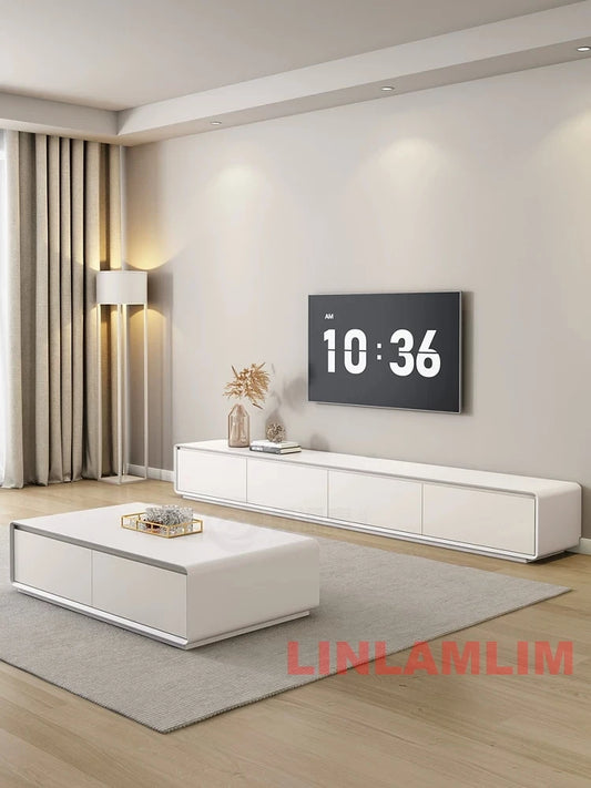 Modern 2-Piece Living Room Furniture Set with Storage