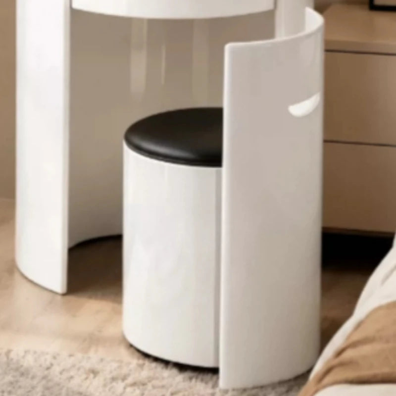 Modern Makeup Vanity with Storage & Seat