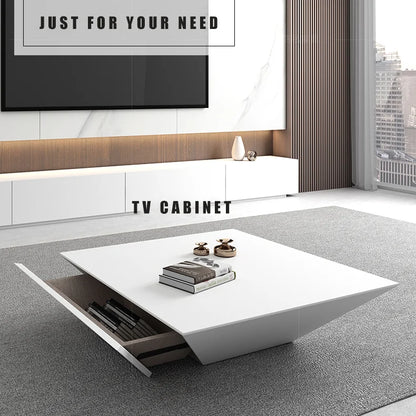 Large Modern Coffee Table with Storage