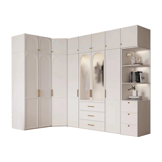Modern Wood Wardrobe Cabinet