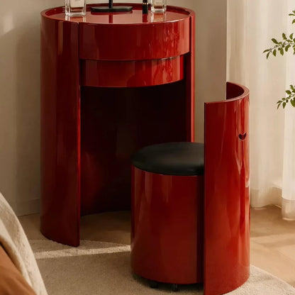 Modern Makeup Vanity with Storage & Seat