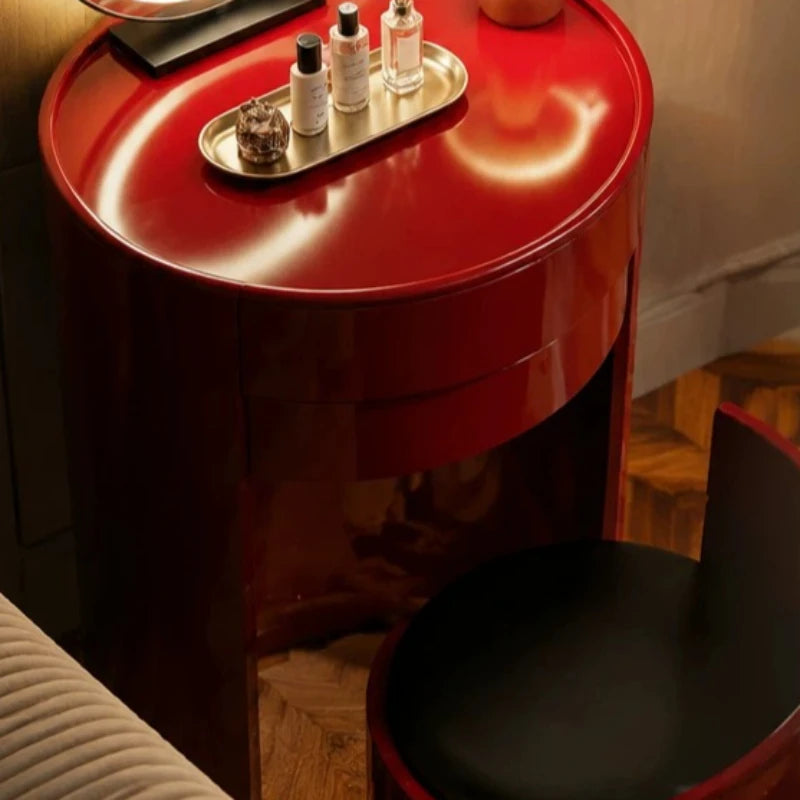 Modern Makeup Vanity with Storage & Seat