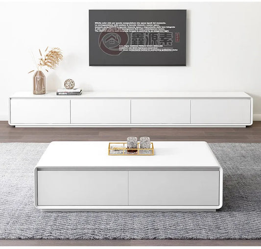 Modern 2-Piece Living Room Furniture Set with Storage