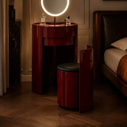 Modern Makeup Vanity with Storage & Seat